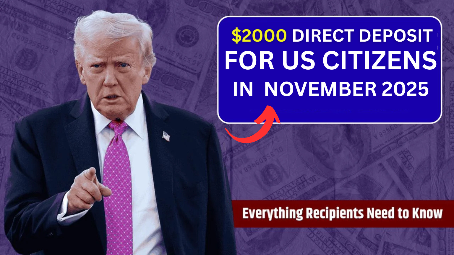 $2,000 Direct Deposit for U.S. Citizens in December 2025 – Eligibility, Payment Dates, and IRS Instructions