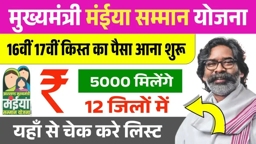 Maiya Samman Yojana ka Paisa Aana Shuru