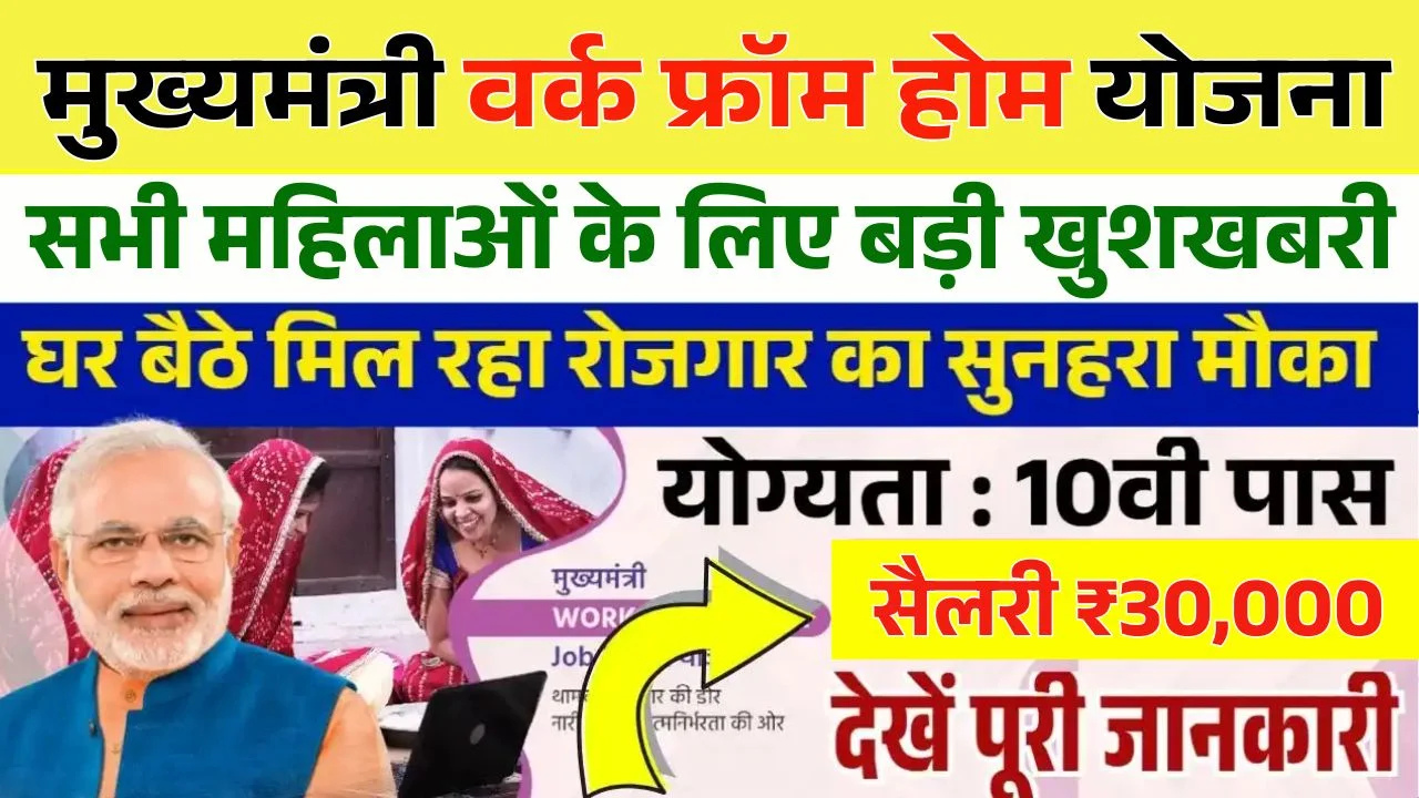 Mukhyamantri Work From Home Yojana 2026